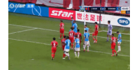 维塔尔角球助攻，克劳德头球破门，海港1-0领先